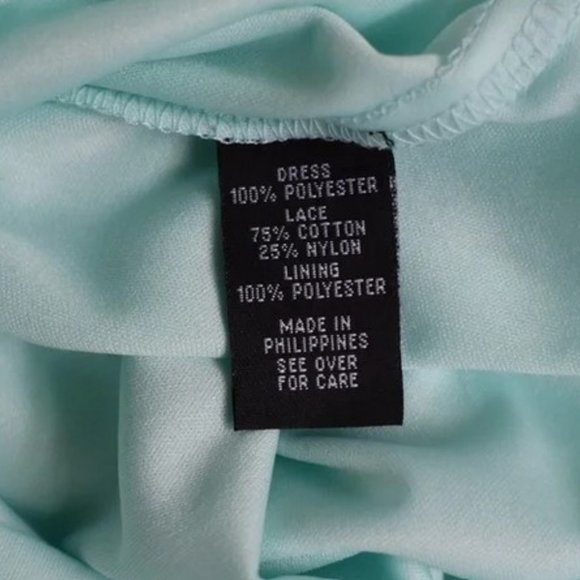 BCX Mint High-Low Lace Keyhole Dress, 11 - Picture 5 of 6